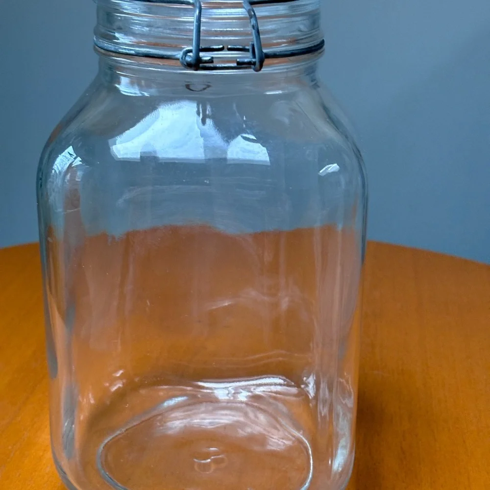 Vintage Bormioli Rocco canning jar